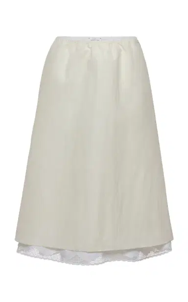 Magda Butrym Layered Silk Midi Skirt | Thumbnail 6