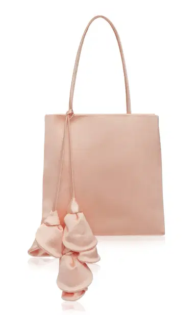Magda Butrym Pink Satin Julia Bag | Thumbnail 2