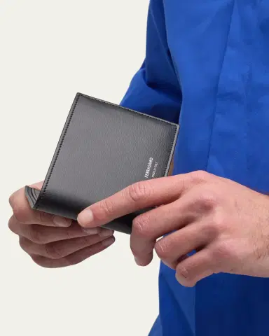 Ferragamo Men's Classic Leather Bifold Wallet | Thumbnail 3