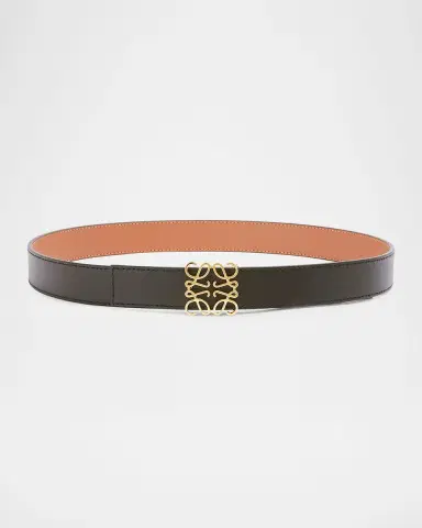 Loewe Anagram Reversible Leather Belt | Thumbnail 13