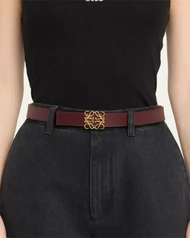 Loewe Anagram Reversible Leather Belt | Thumbnail 9