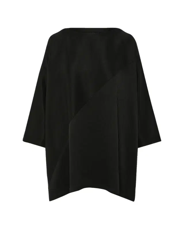 Handkerchief Silk Plisse Tunic