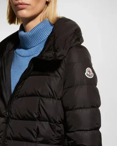 Moncler Flammette High-Neck Puffer Coat | Thumbnail 4 Moncler Flammette High-Neck Puffer Coat | Thumbnail 4