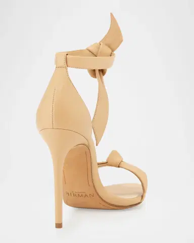 Alexandre Birman Clarita Bow-Tie Leather Sandals | Thumbnail 3