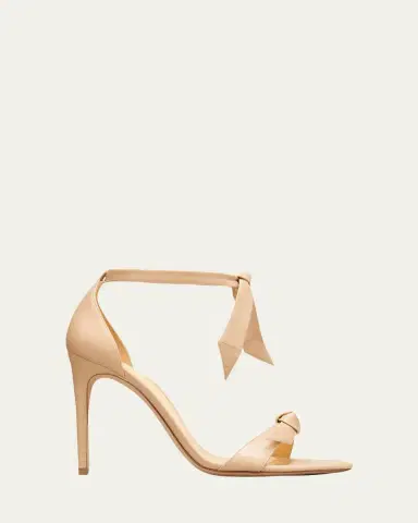 Alexandre Birman Clarita Bow-Tie Leather Sandals | Thumbnail 5