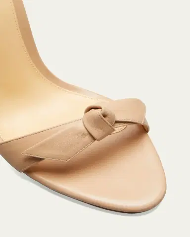Alexandre Birman Clarita Bow-Tie Leather Sandals | Thumbnail 7