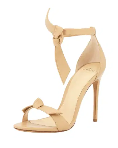Alexandre Birman Clarita Bow-Tie Leather Sandals | Thumbnail 1