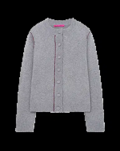 The Elder Statesman Glacier Cashmere Crewneck Cardigan | Thumbnail 2 The Elder Statesman Glacier Cashmere Crewneck Cardigan | Thumbnail 2