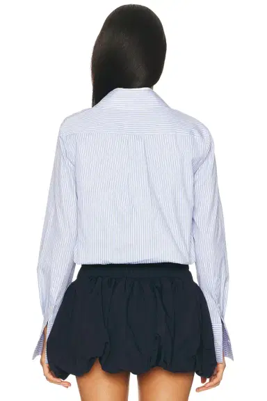 Monse Fold-Up Cropped Shirt | Thumbnail 4 Monse Fold-Up Cropped Shirt | Thumbnail 4