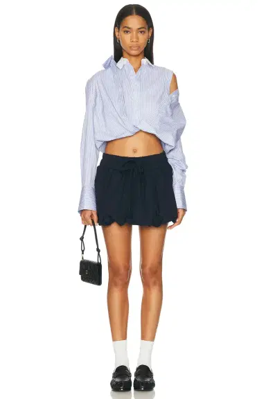 Monse Fold-Up Cropped Shirt | Thumbnail 5 Monse Fold-Up Cropped Shirt | Thumbnail 5