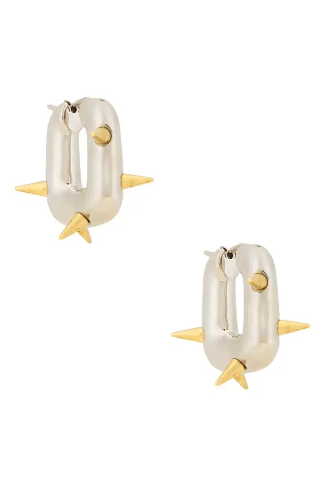 Acne Studios Hoop Spike Earrings