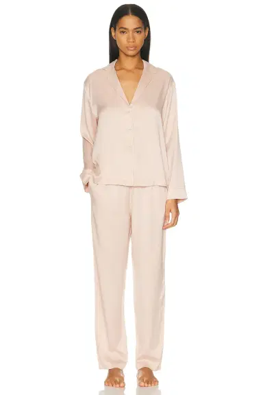 Lunya Washable Silk Long Sleeve Pant Set | Thumbnail 1 Lunya Washable Silk Long Sleeve Pant Set | Thumbnail 1