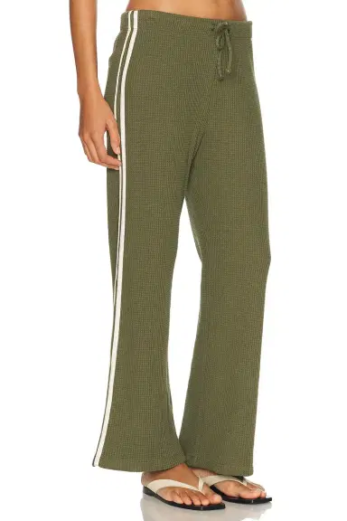 DONNI. The Thermal Stripe Crop Pant | Thumbnail 2