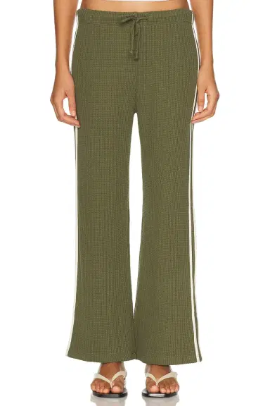 DONNI. The Thermal Stripe Crop Pant | Thumbnail 1