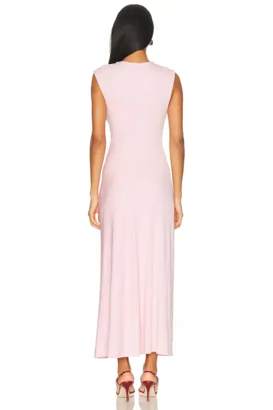 Simkhai Acacia Draped Jersey Midi Dress | Thumbnail 3 Simkhai Acacia Draped Jersey Midi Dress | Thumbnail 3