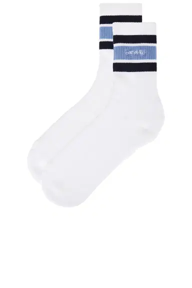 Sporty & Rich Serif Logo Socks | Thumbnail 2 Sporty & Rich Serif Logo Socks | Thumbnail 2
