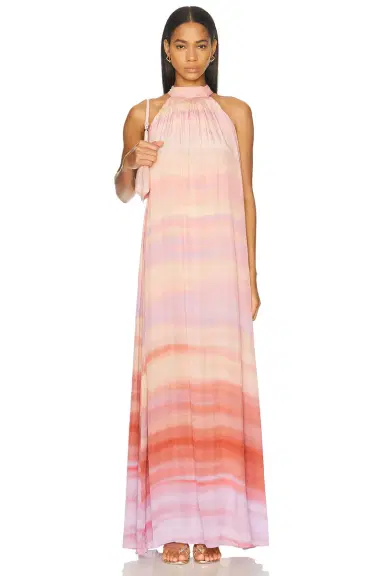 Hemant & Nandita Back Tie Maxi Dress | Thumbnail 1