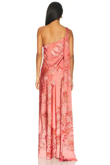 Hemant & Nandita One Shoulder Sash Dress | Thumbnail 4 Hemant & Nandita One Shoulder Sash Dress | Thumbnail 4