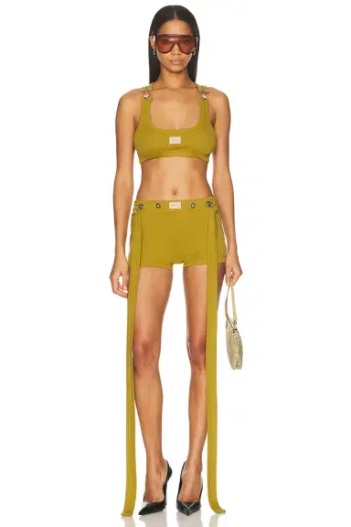 Jean Paul Gaultier Cotton Ribbed Short | Thumbnail 5
