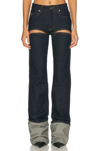 Jean Paul Gaultier Cut Out Wide Leg | Thumbnail 1 Jean Paul Gaultier Cut Out Wide Leg | Thumbnail 1