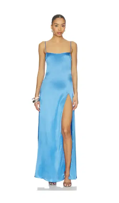 Donde Esteban Es Vedra Long Silk Dress | Thumbnail 2 Donde Esteban Es Vedra Long Silk Dress | Thumbnail 2