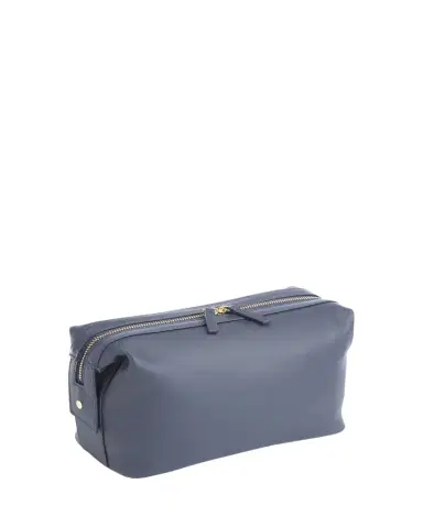ROYCE New York Monogrammed Large Leather Toiletry Bag, Personalized | Thumbnail 1