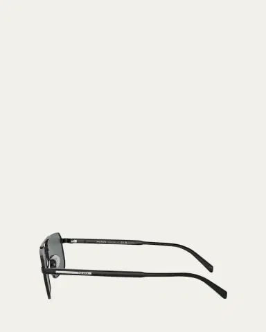 Prada Men's Metal Plaque Sunglasses | Thumbnail 2 Prada Men's Metal Plaque Sunglasses | Thumbnail 2