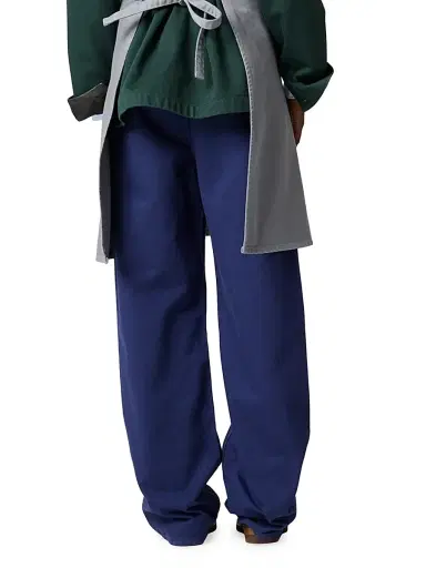 Miu Miu Women's Garment-Dyed Gabardine Jeans - Green | Thumbnail 10