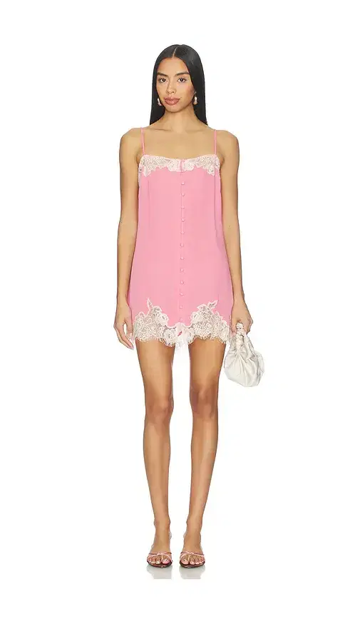 fleur du mal Juliet Lace Button Slip