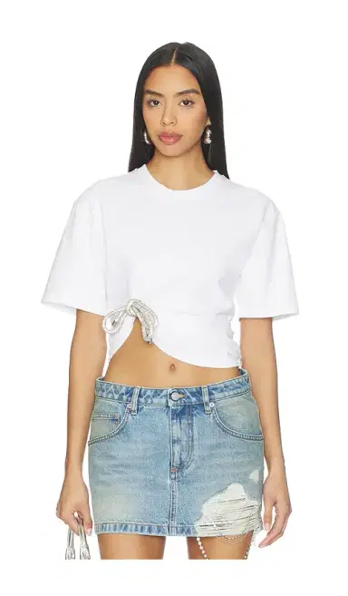 AREA Crystal Knot T-Shirt | Thumbnail 1 AREA Crystal Knot T-Shirt | Thumbnail 1