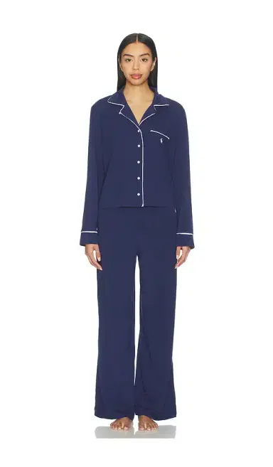 Polo Ralph Lauren Intimates Long Sleeve & Pant Pajama Set | Thumbnail 1 Polo Ralph Lauren Intimates Long Sleeve & Pant Pajama Set | Thumbnail 1
