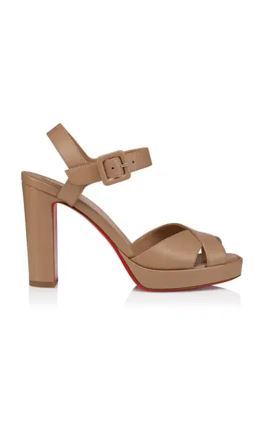 Christian Louboutin Cora 100mm Leather Sandals | Thumbnail 6