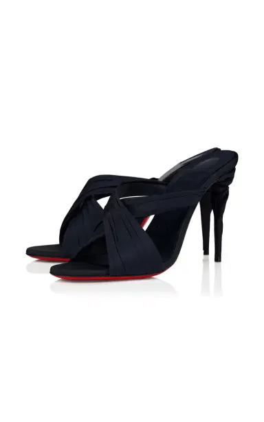 Christian Louboutin Affabula 100mm Taffeta Mules | Thumbnail 4 Christian Louboutin Affabula 100mm Taffeta Mules | Thumbnail 4