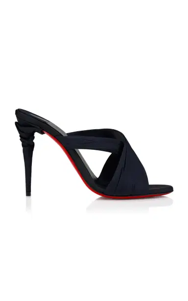 Christian Louboutin Affabula 100mm Taffeta Mules | Thumbnail 1 Christian Louboutin Affabula 100mm Taffeta Mules | Thumbnail 1
