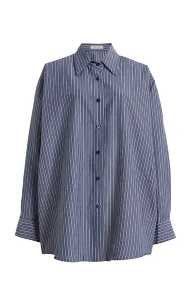 ELCE Exclusive Ime Striped Cotton-Blend Shirt | Thumbnail 7 ELCE Exclusive Ime Striped Cotton-Blend Shirt | Thumbnail 7