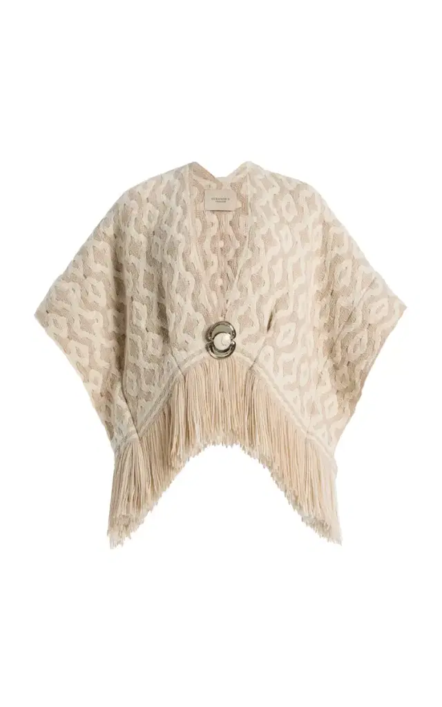 Curatoria Exclusive Acacia Merino Wool Poncho