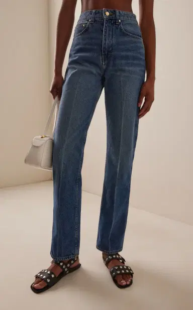 OSSOU Noon Rigid High-Rise Straight-Leg Jeans | Thumbnail 3 OSSOU Noon Rigid High-Rise Straight-Leg Jeans | Thumbnail 3