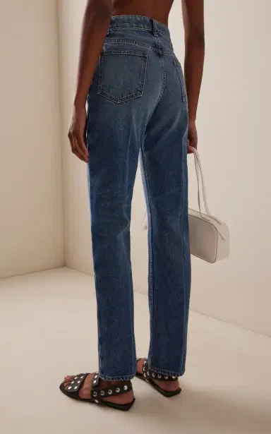 OSSOU Noon Rigid High-Rise Straight-Leg Jeans | Thumbnail 4 OSSOU Noon Rigid High-Rise Straight-Leg Jeans | Thumbnail 4