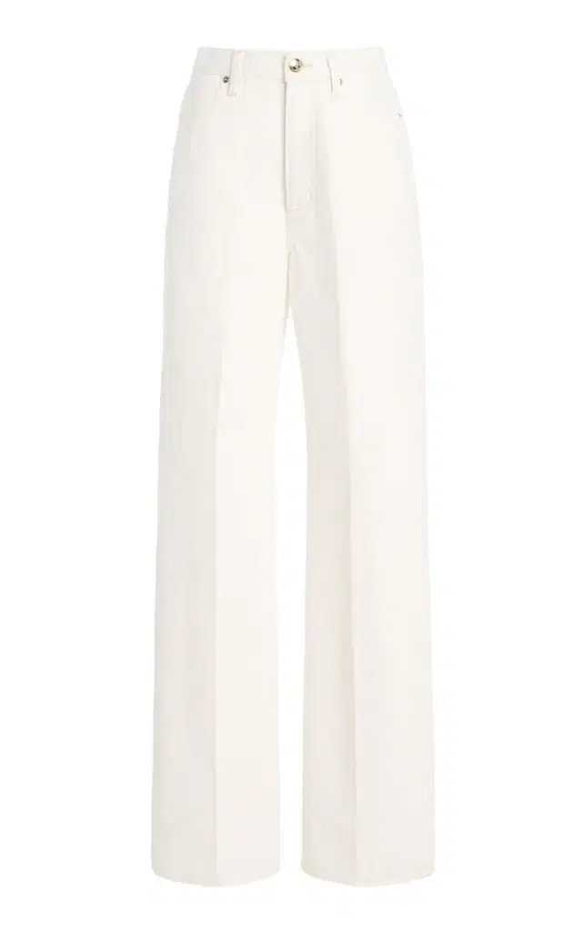RÙADH The Quinn Selvedge High-Rise Straight-Leg Jeans