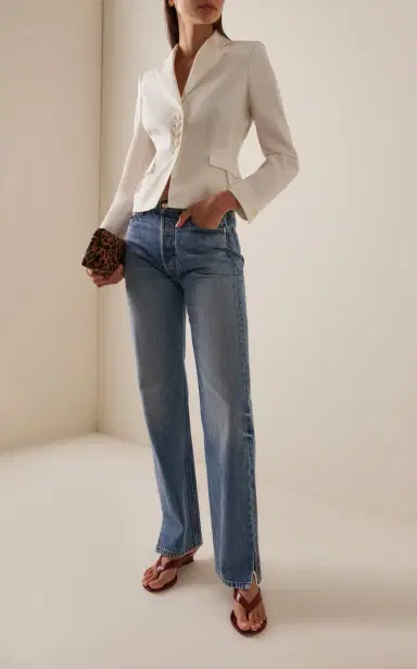 RÙADH The Agnes Rigid Mid-Rise Straight-Leg Jeans | Thumbnail 2 RÙADH The Agnes Rigid Mid-Rise Straight-Leg Jeans | Thumbnail 2