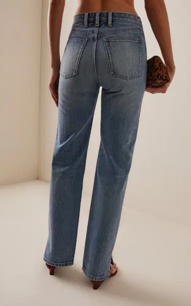 RÙADH The Agnes Rigid Mid-Rise Straight-Leg Jeans | Thumbnail 4 RÙADH The Agnes Rigid Mid-Rise Straight-Leg Jeans | Thumbnail 4