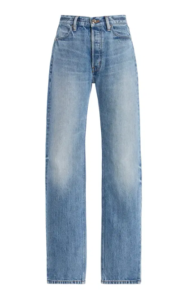 The Agnes Rigid Mid-Rise Straight-Leg Jeans