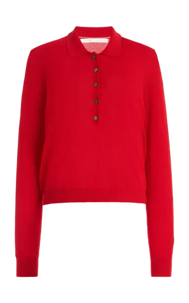 RÙADH The Dea Wool Polo Shirt