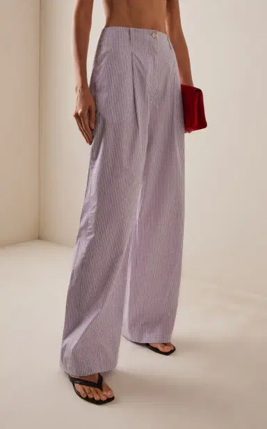 RÙADH The Dean Striped Cotton Pants | Thumbnail 3 RÙADH The Dean Striped Cotton Pants | Thumbnail 3