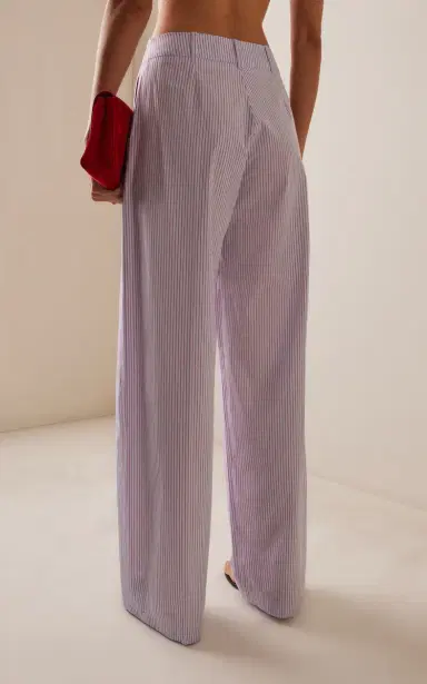 RÙADH The Dean Striped Cotton Pants | Thumbnail 4 RÙADH The Dean Striped Cotton Pants | Thumbnail 4