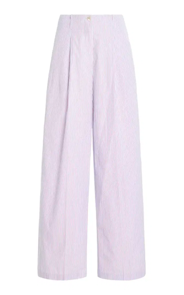 The Dean Striped Cotton Pants The Dean Striped Cotton Pants