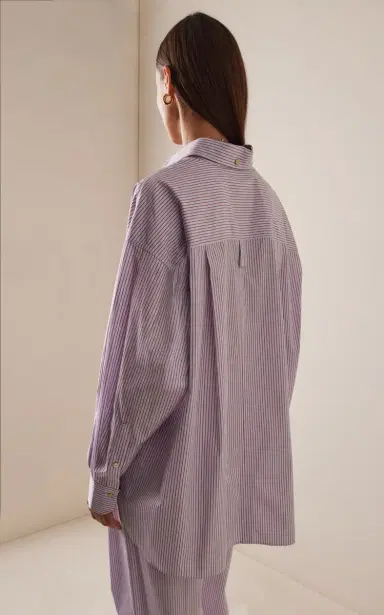 RÙADH The Dune Striped Cotton Shirt | Thumbnail 4 RÙADH The Dune Striped Cotton Shirt | Thumbnail 4