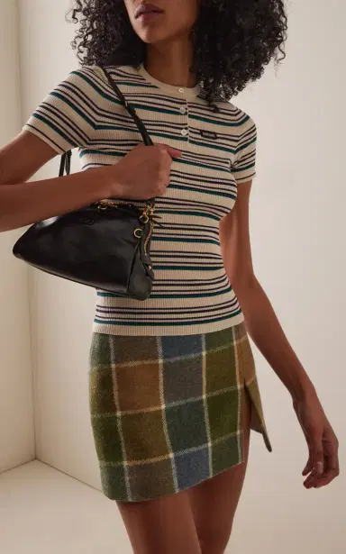 Miu Miu Caprice Leather Clutch | Thumbnail 3 Miu Miu Caprice Leather Clutch | Thumbnail 3