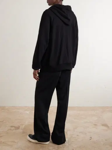 Rick Owens Organic Cotton-Terry Zip-Up Hoodie - Men | Thumbnail 4 Rick Owens Organic Cotton-Terry Zip-Up Hoodie - Men | Thumbnail 4