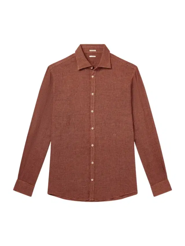 Massimo Alba Genova Houndstooth Cotton Shirt - Men